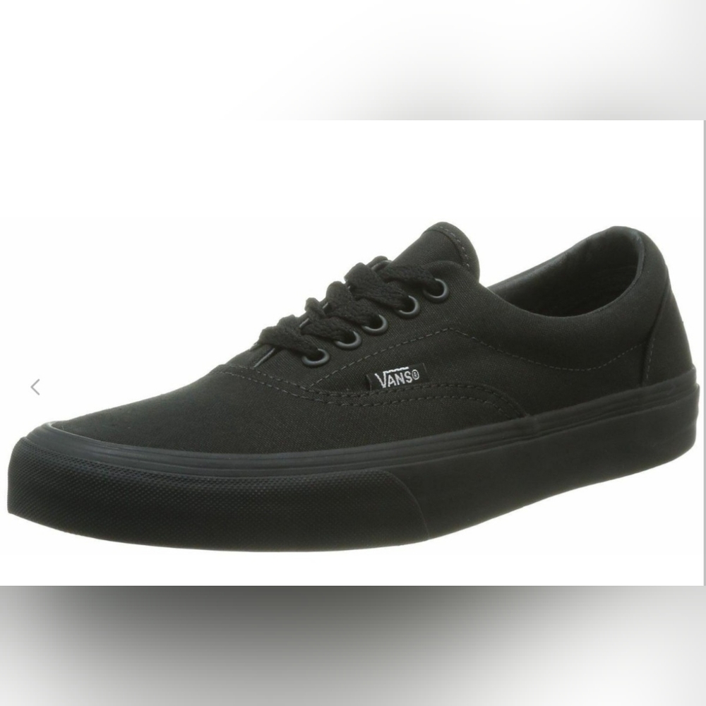 NWOB.. WOMENS VANS U ERA BLACK CANVAS SNEAKERS 9.5 - Picture 2 of 6